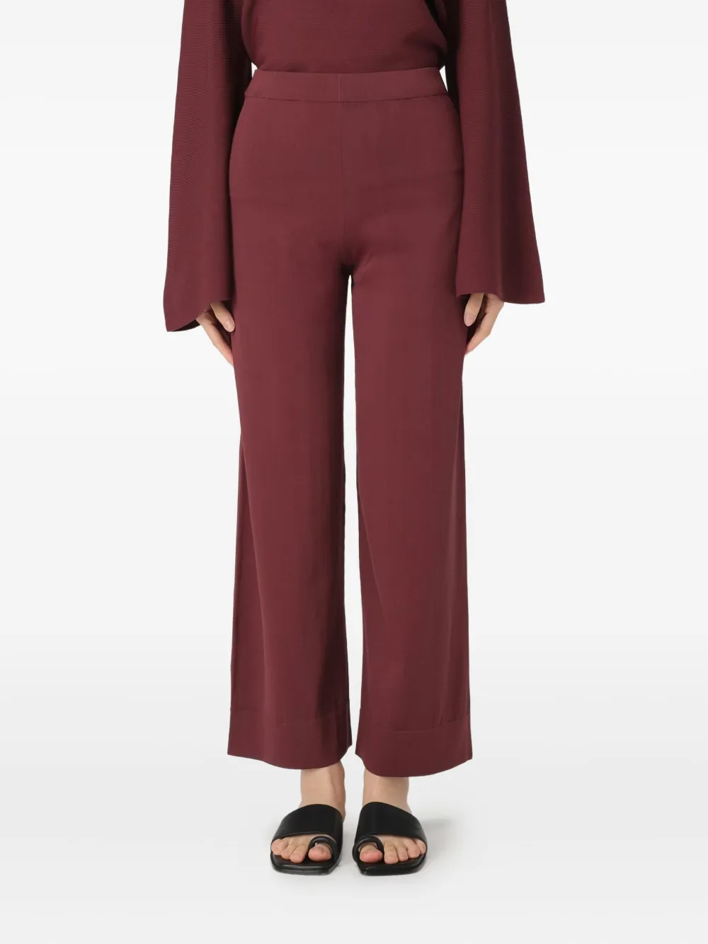 Liviana Conti Straight broek Rood