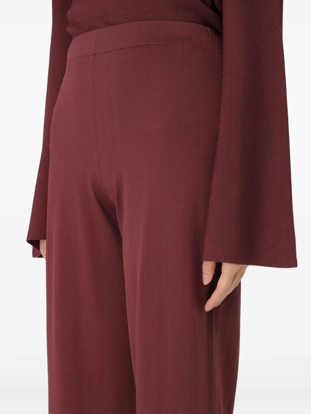 Liviana Conti Straight broek Rood