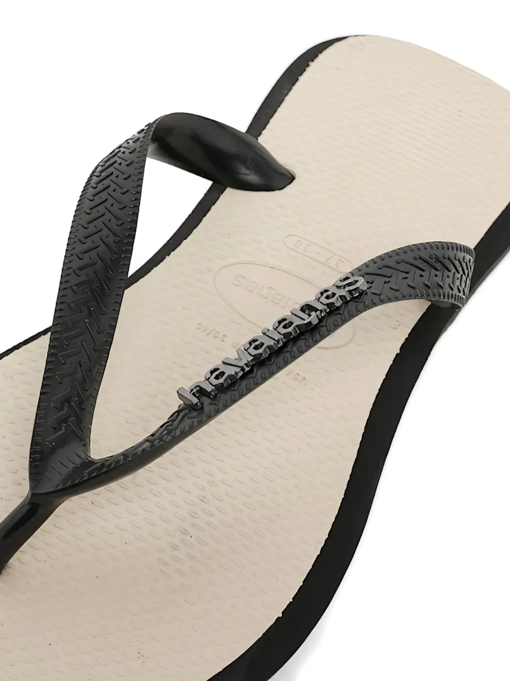Havaianas Top Square Fusion teenslippers Zwart