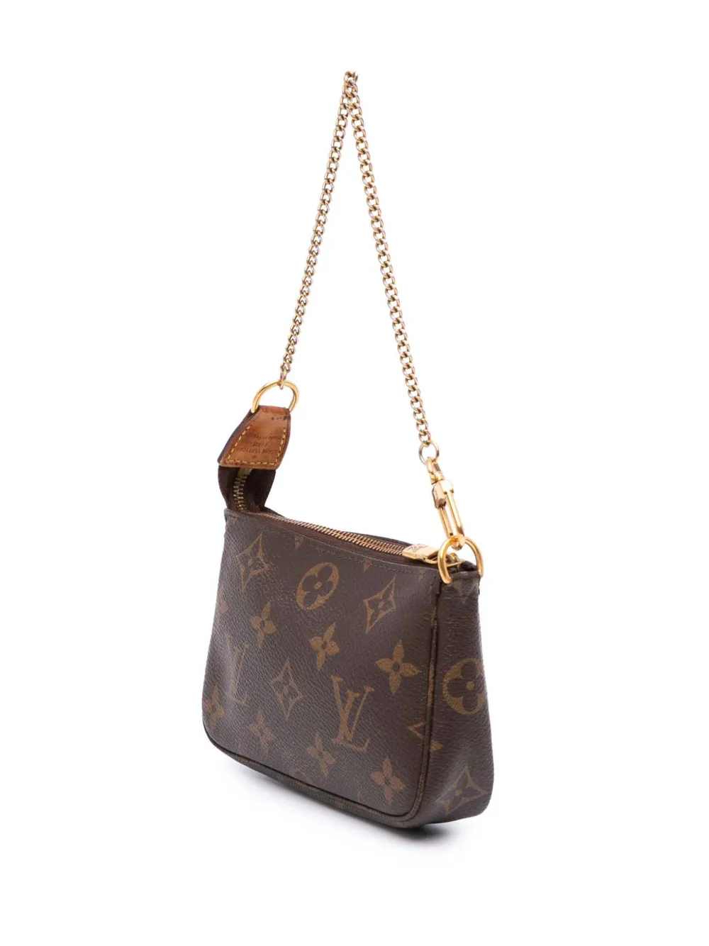 Pre-owned Louis Vuitton 2014 Monogram Mini Pochette Accessoires Handbag