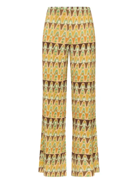 MALIPARMI geometric-print trousers