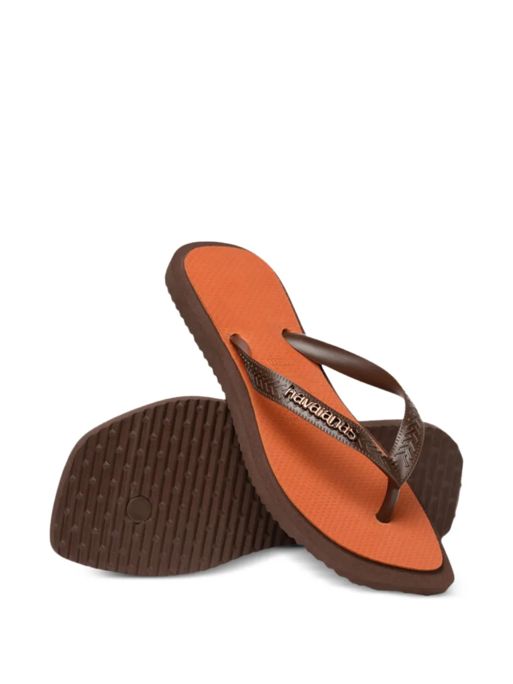 Havaianas Sandalen met bandje met reliëf Neutri