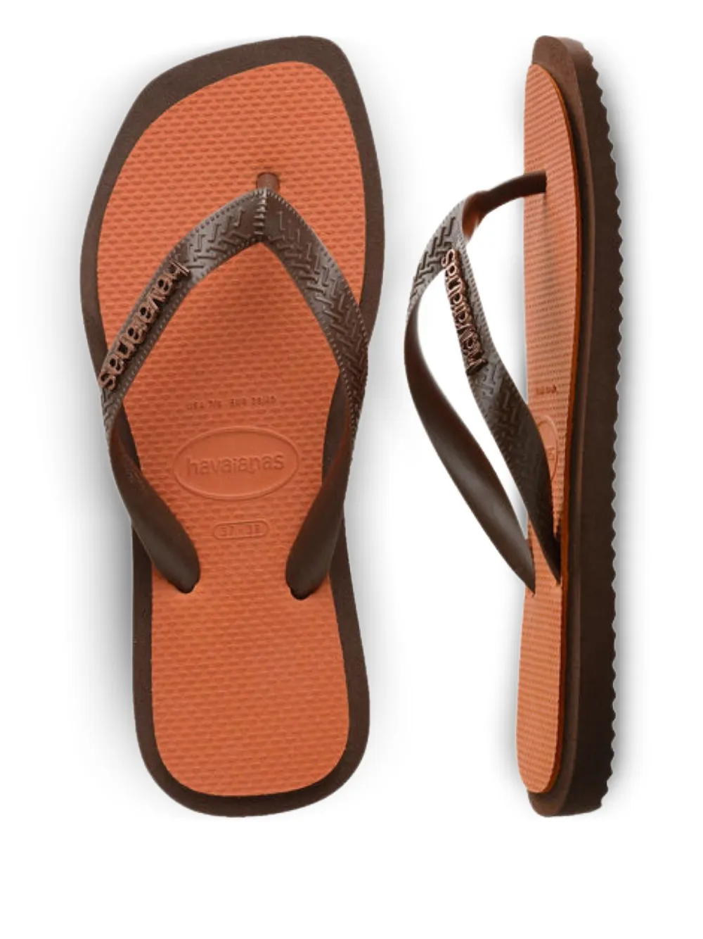 Havaianas Sandalen met bandje met reliëf Neutri