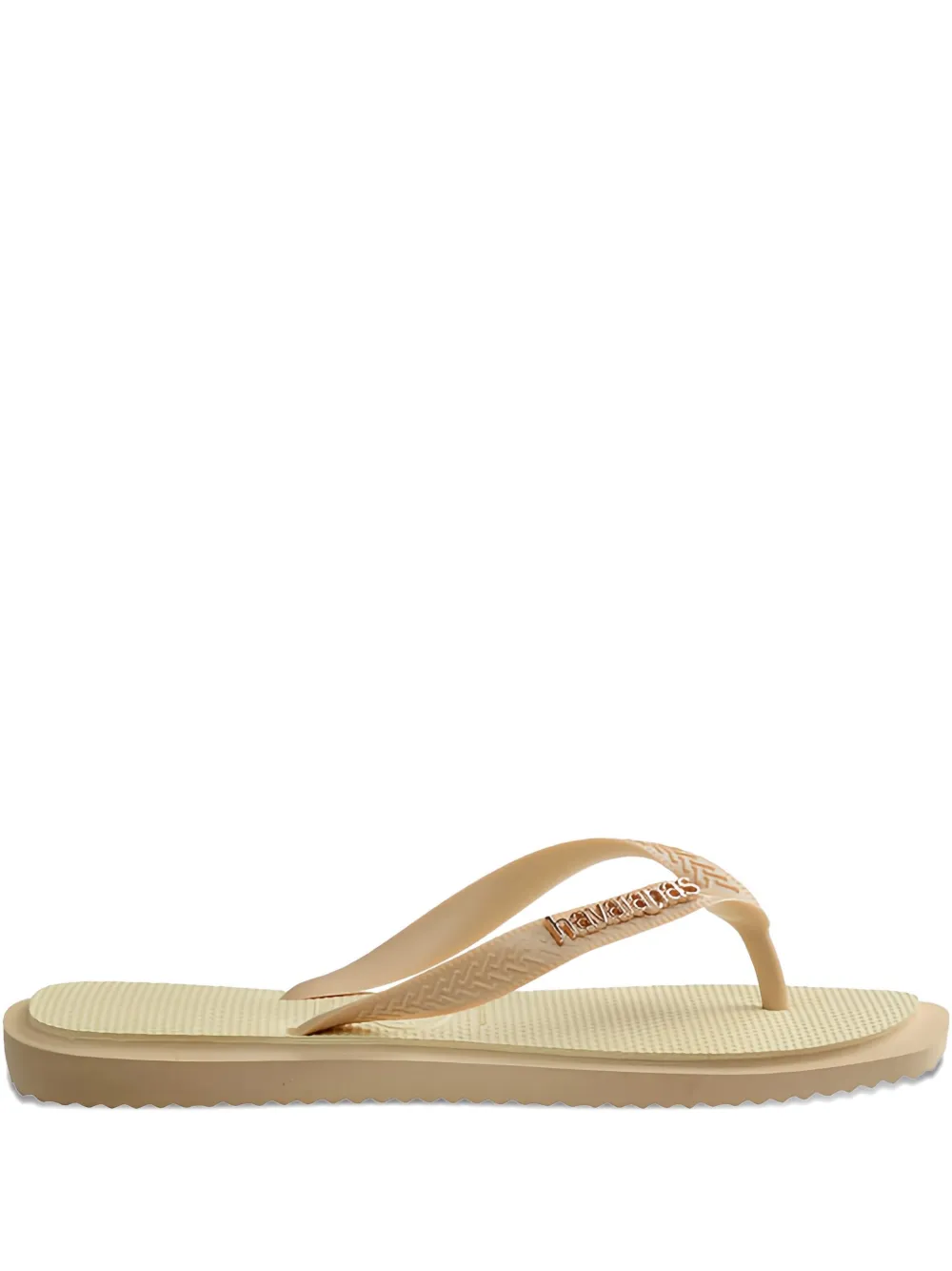 Havaianas Top Square Fusion sandalen verfraaid met logo Beige