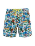 MC2 Saint Barth postage-print swim shorts - Blue