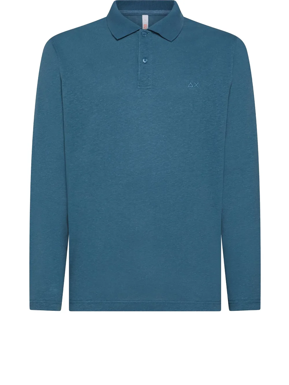Sun68 long-sleeve polo shirt - Blauw