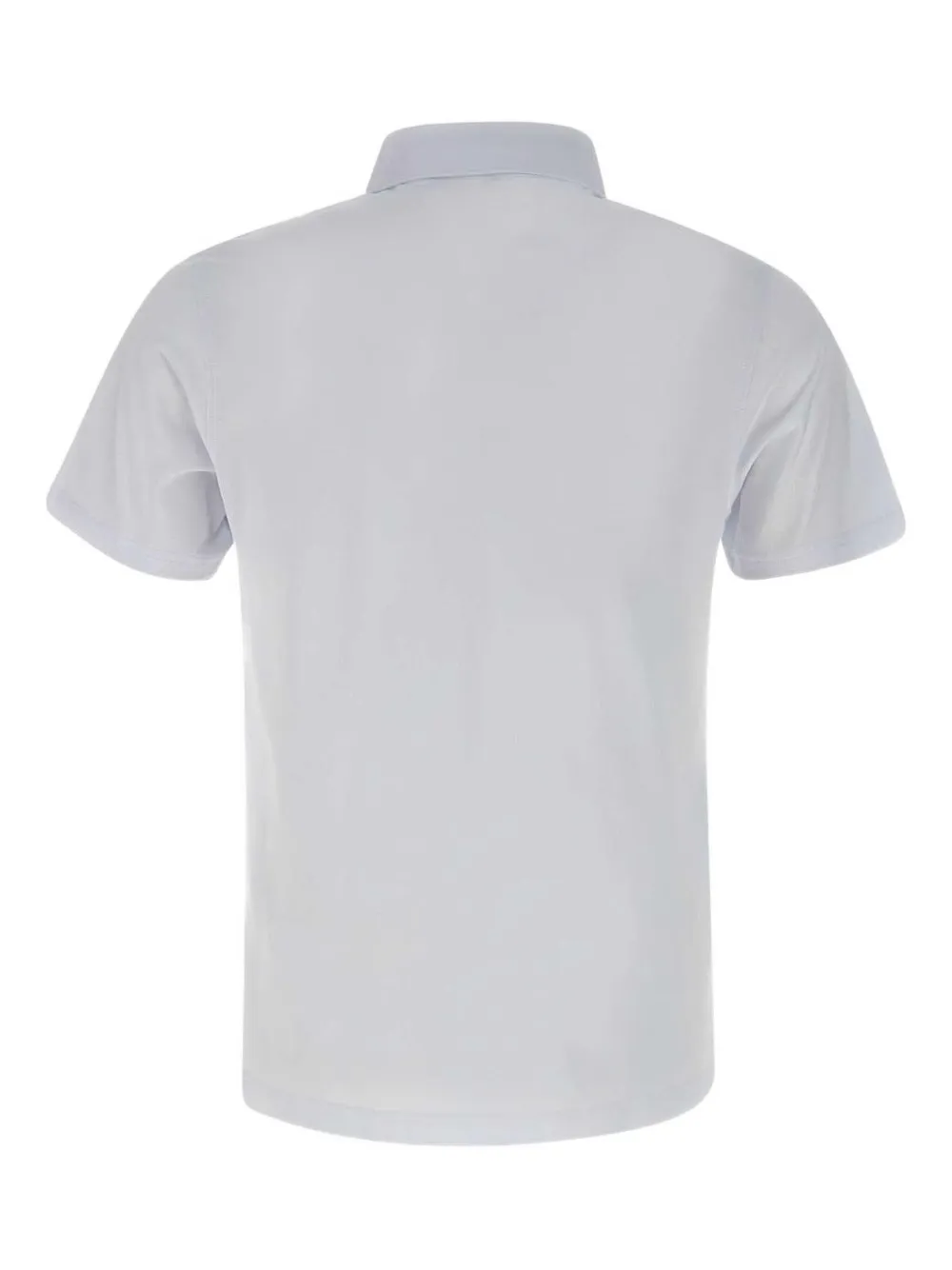 Sun68 Poloshirt met geborduurd logo - Wit