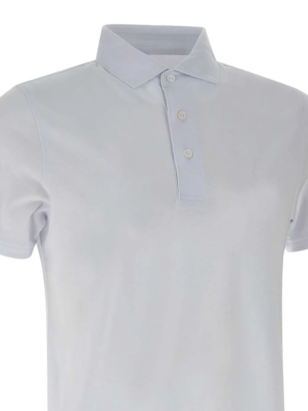 Sun 68 Embroidered-logo Polo Shirt In Blue