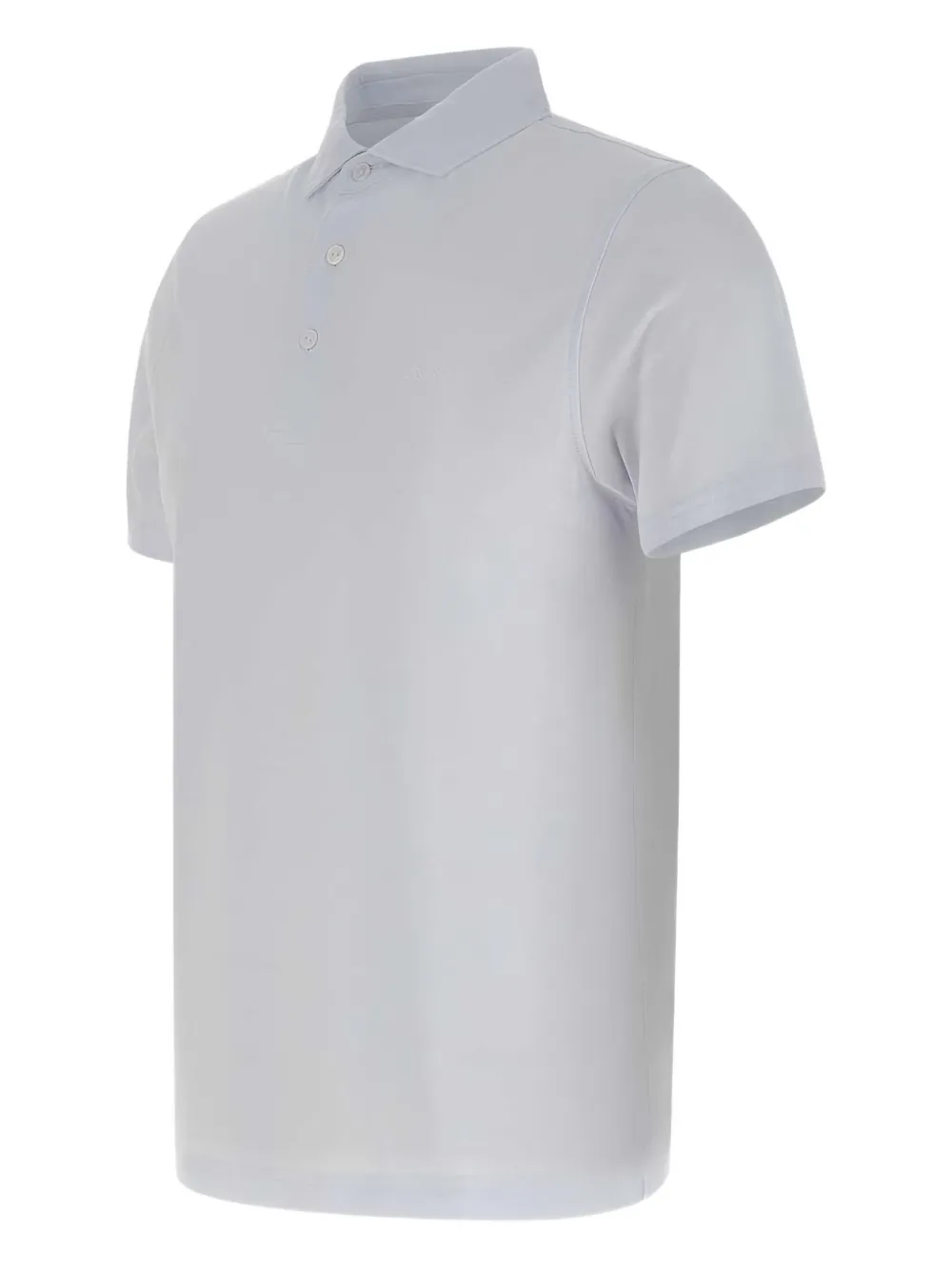Sun 68 Embroidered-logo Polo Shirt In Blue