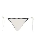 MC2 Saint Barth Marielle crochet-knit bikini bottom - Neutrals