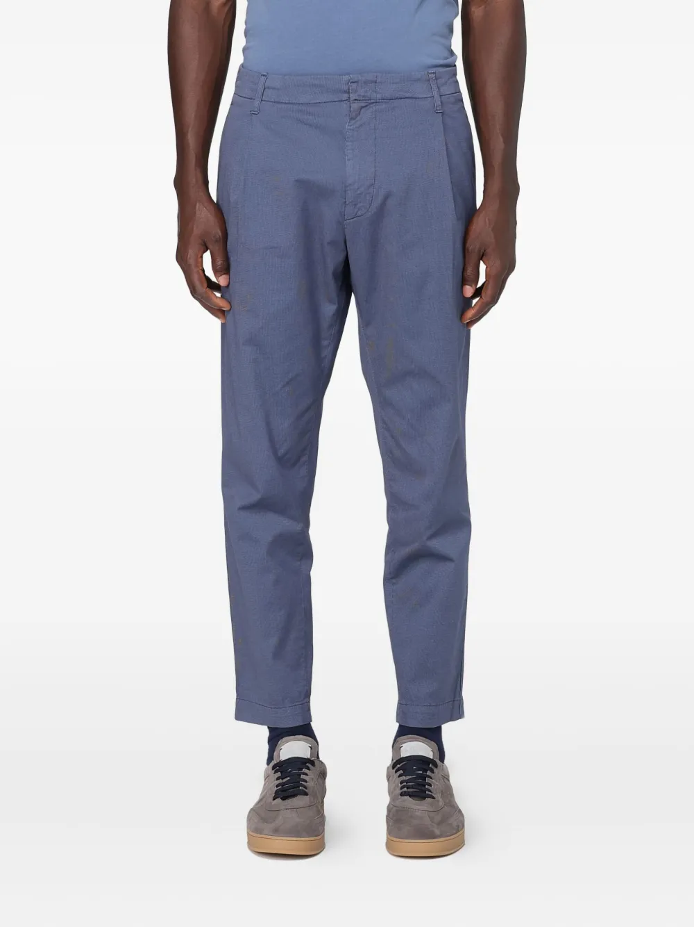 DONDUP pleated trousers Blauw