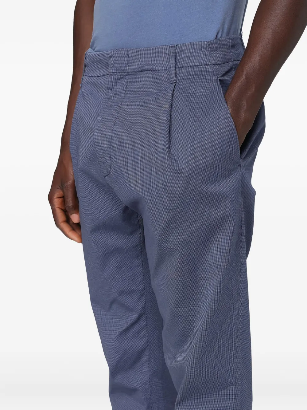 DONDUP pleated trousers Blauw