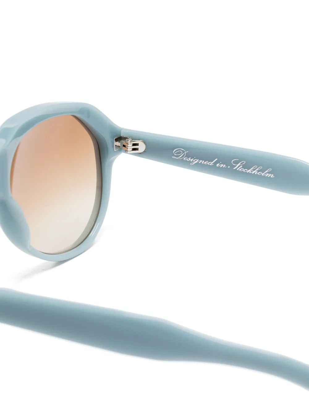 Chimi Cain zonnebril met piloten montuur Blauw