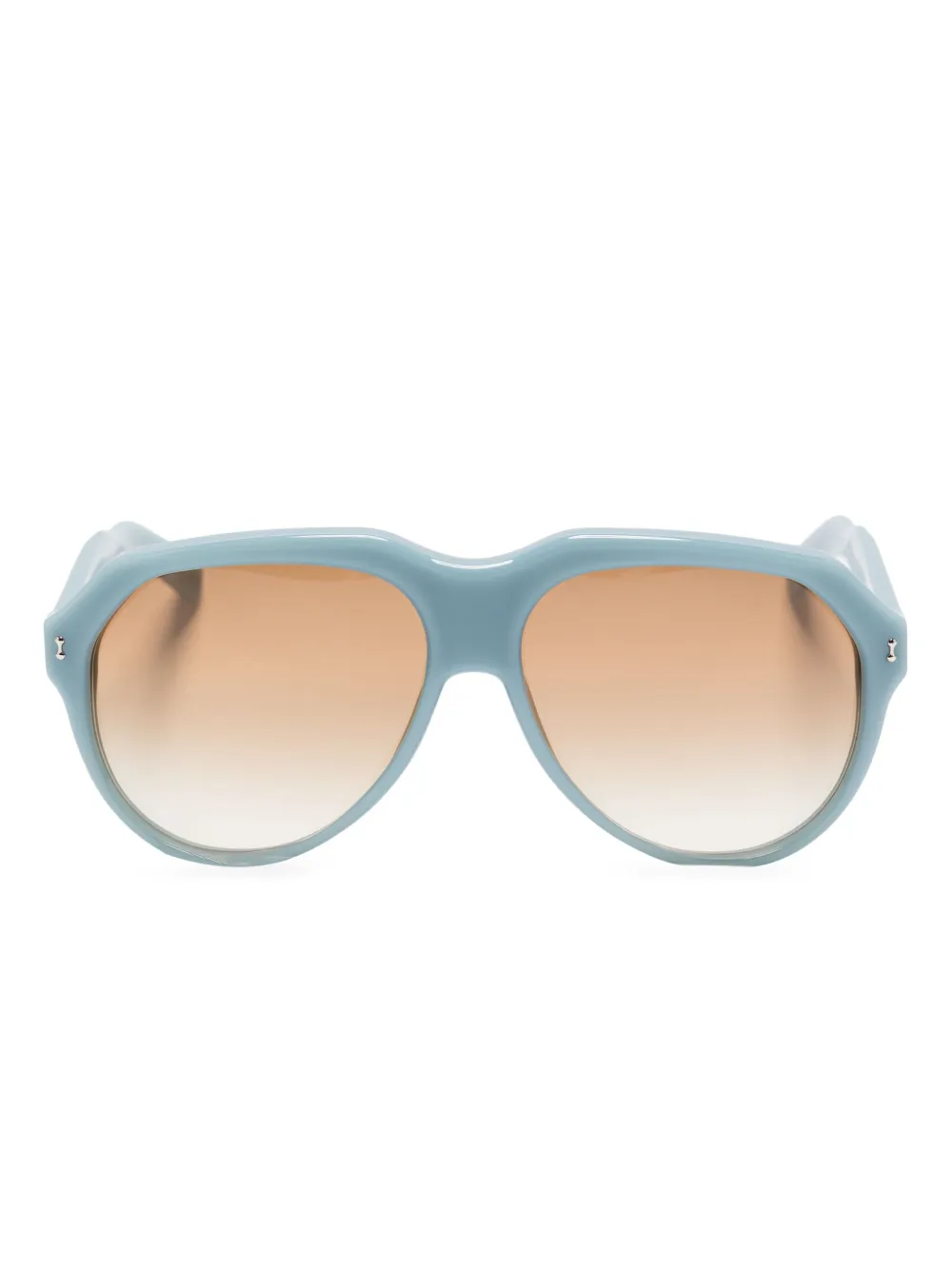 Chimi Cain zonnebril met piloten montuur Blauw