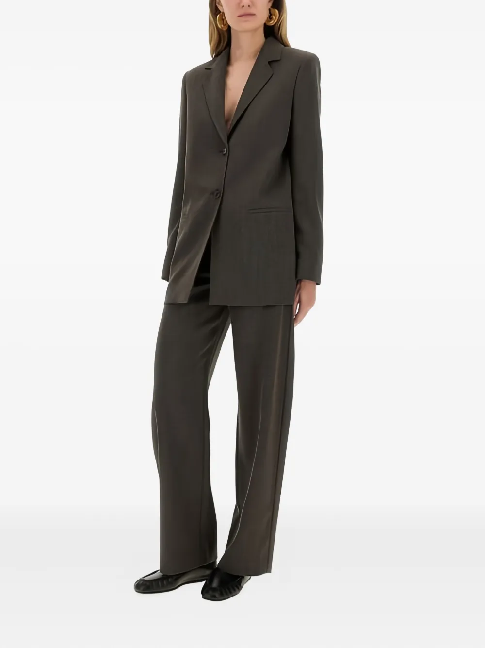 Moschino Single-breasted Blazer In Gray