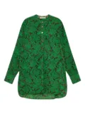 MALIPARMI floral-print button shirt - Green