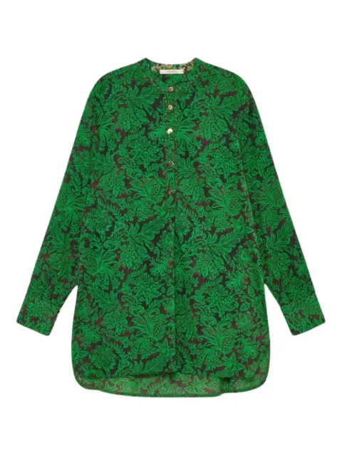 MALIPARMI floral-print button shirt