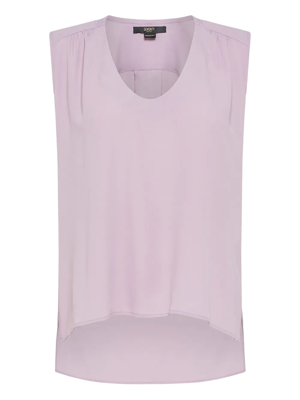 Seventy sleeveless pleated-back blouse | Purple | Image 1