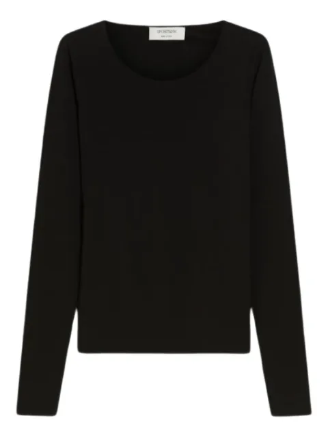 Sportmax long-sleeve round-neck top