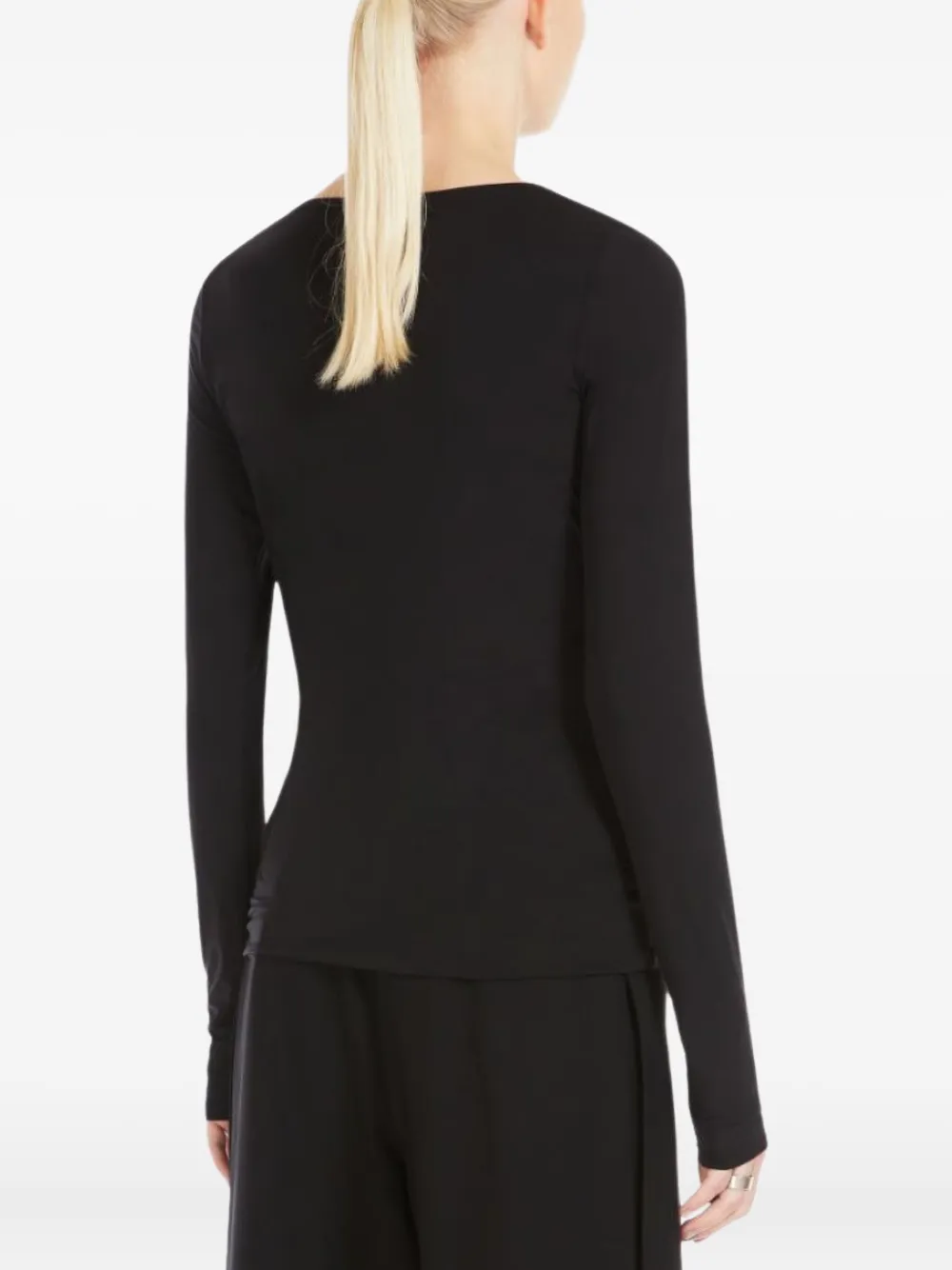 Sportmax Top met ronde hals Zwart