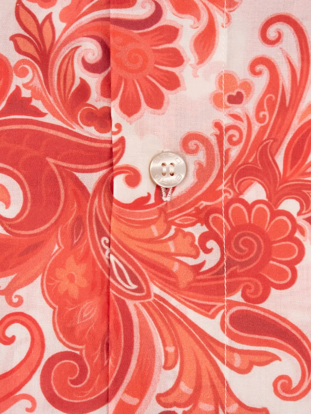 ETRO floral-print shirt Rood