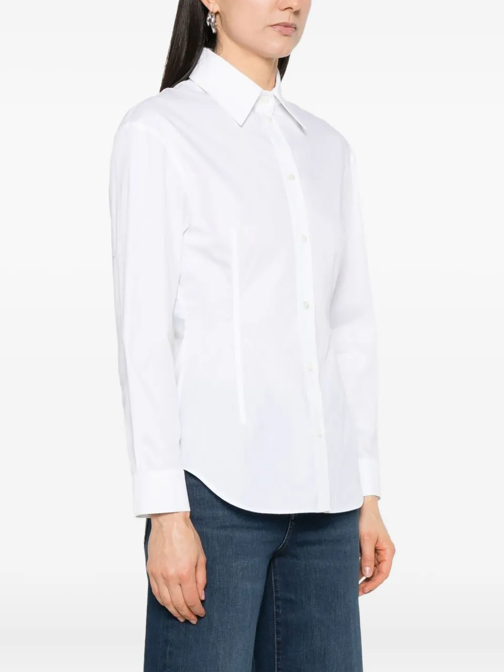 MOSCHINO JEANS collared-neckline shirt Wit