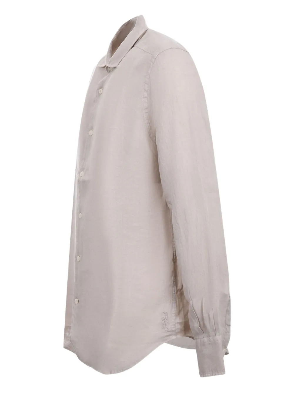 MC2 Saint Barth long-sleeve linen shirt Beige