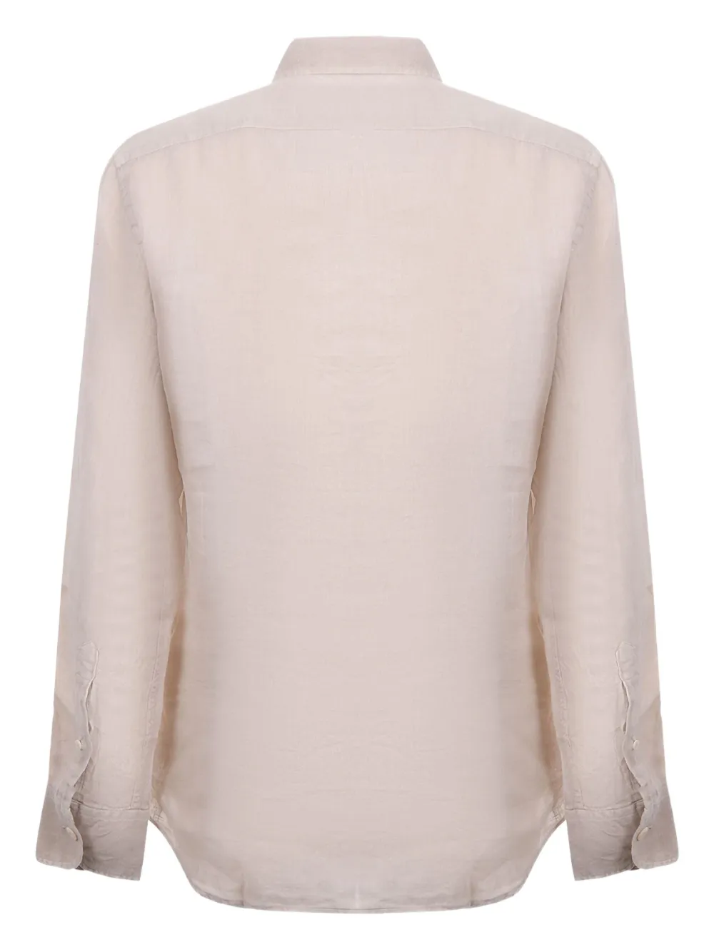 MC2 Saint Barth long-sleeve linen shirt Beige