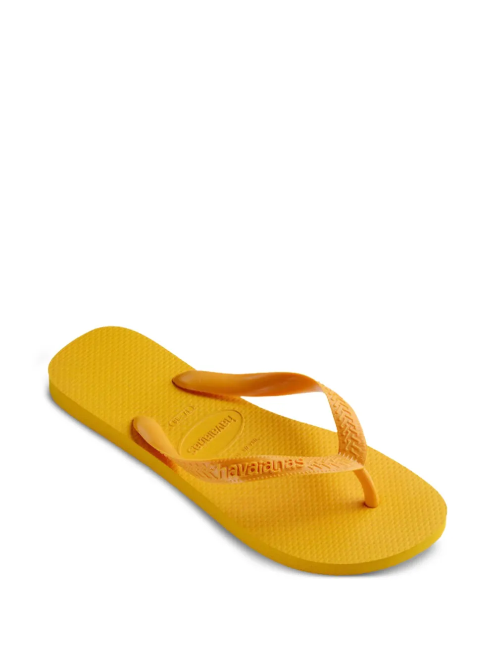 Havaianas Teenslippers met textuur Geel