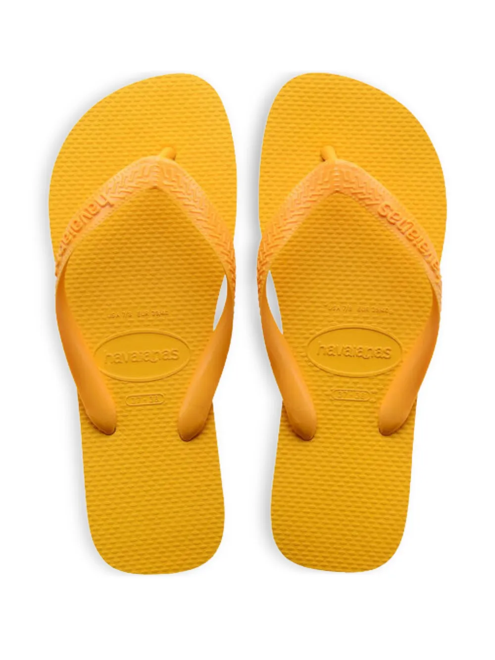 Havaianas Teenslippers met textuur Geel