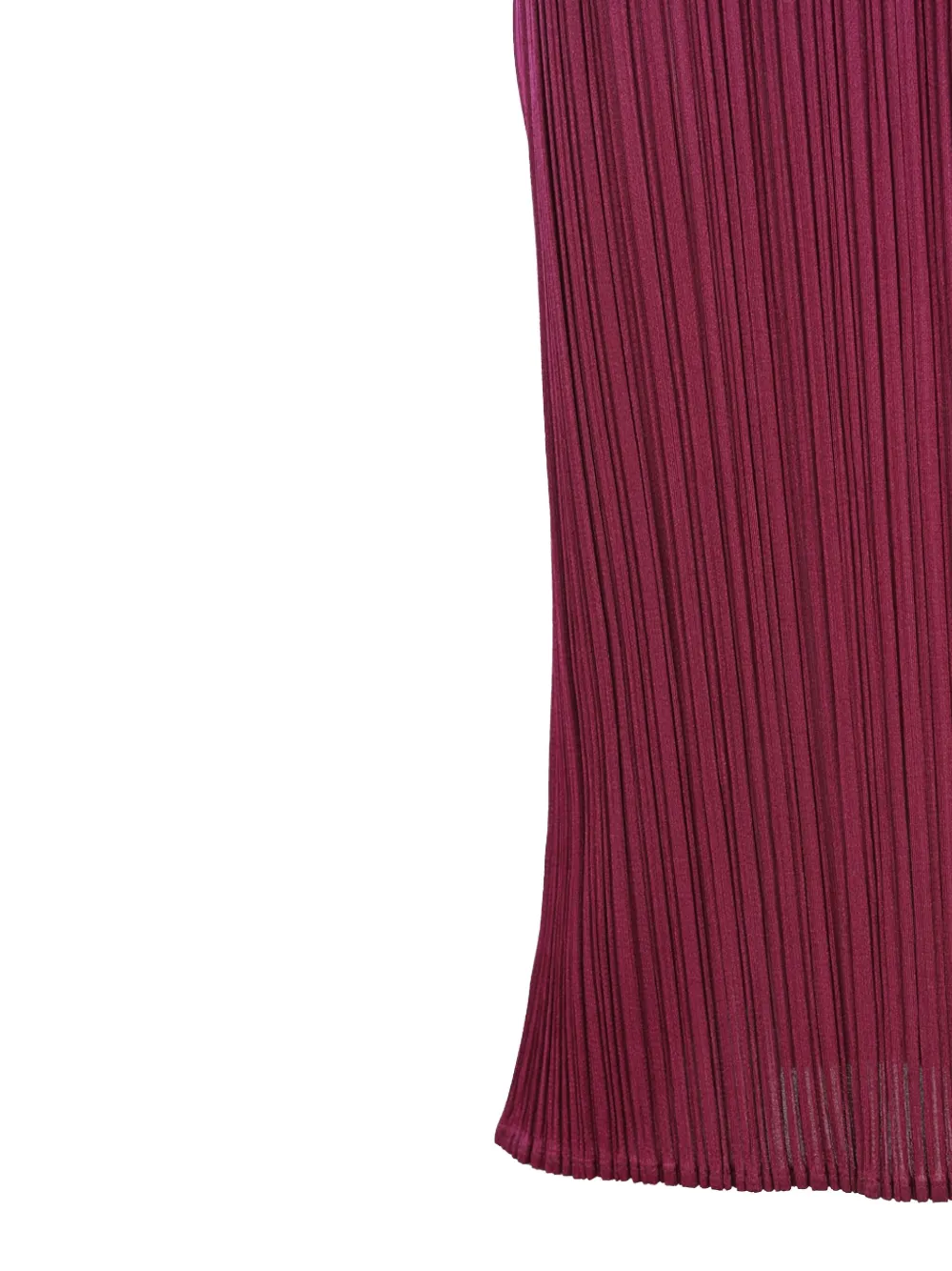 Pleats Please Issey Miyake Geplooide midi-jurk Rood
