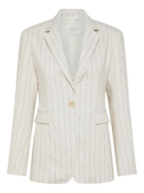 Seventy pinstripe single-breasted jacket