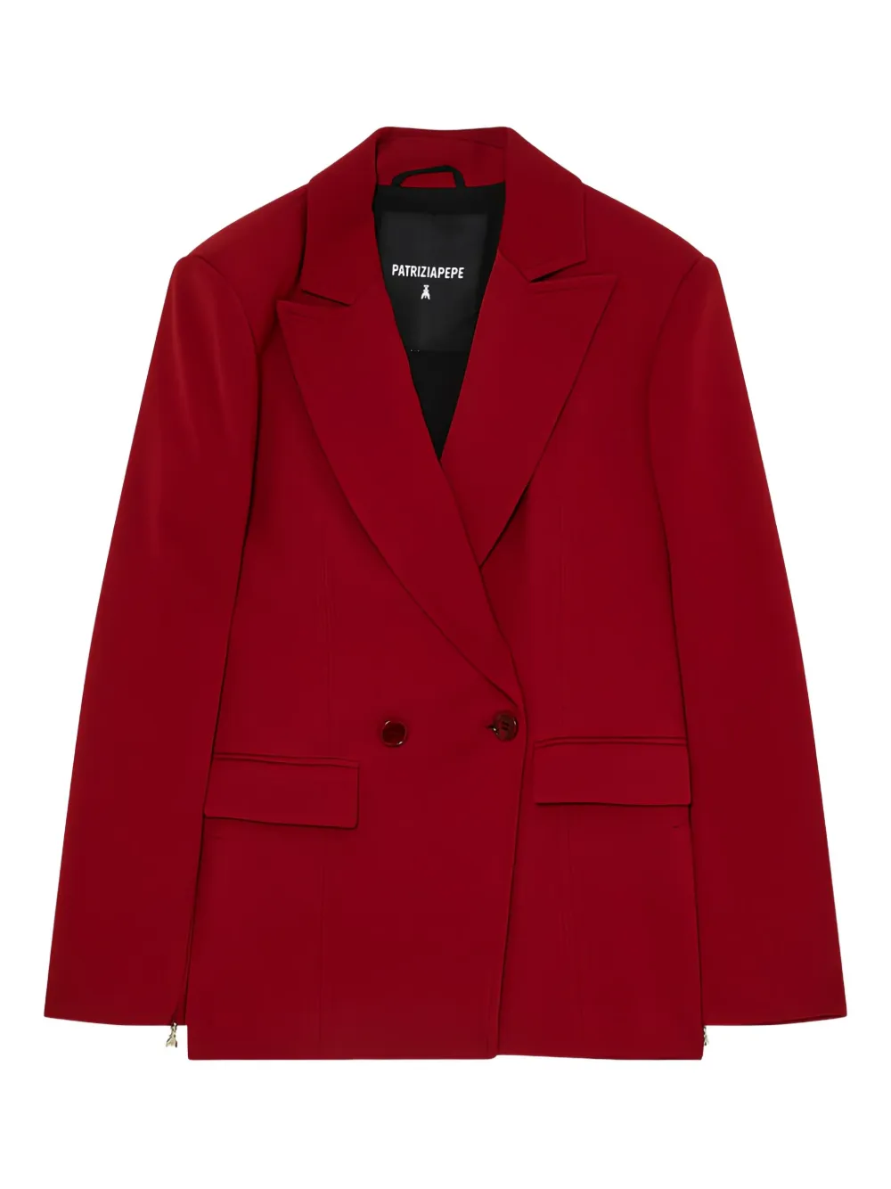 Patrizia Pepe double-breasted blazer Neutri