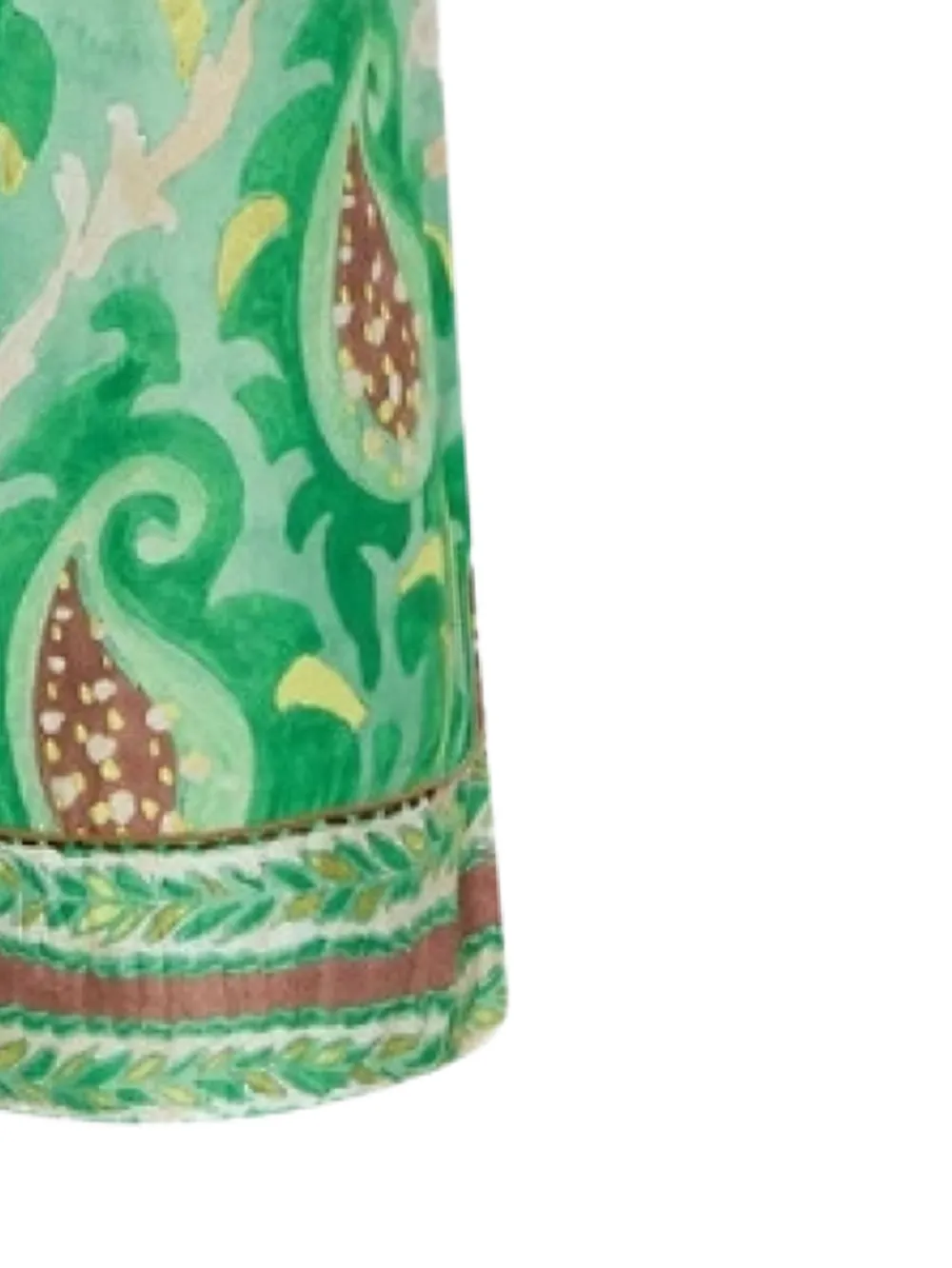 MALIPARMI Mirtle broek met paisley-print - Groen