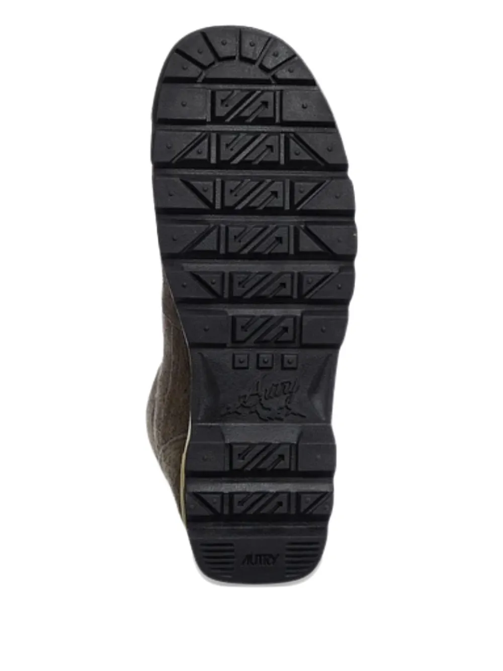 Autry Malga Logo-plaque Lace-up Sneakers In Green