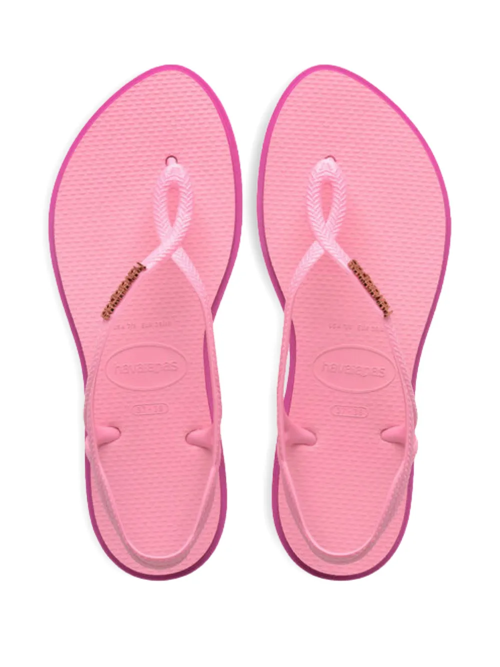Havaianas Slippers met logo Roze