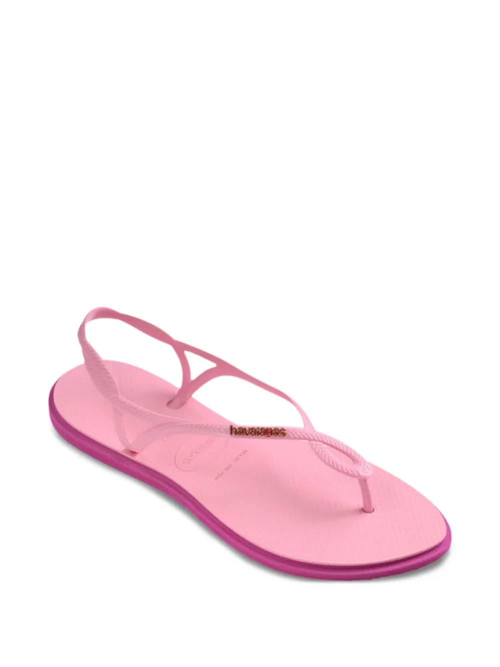 Havaianas Slippers met logo Roze