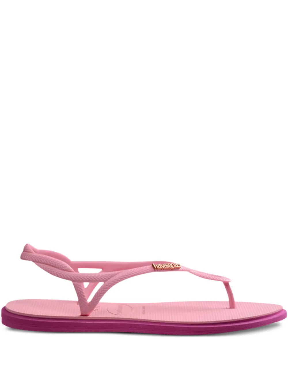 Havaianas Slippers con logo - Rosa