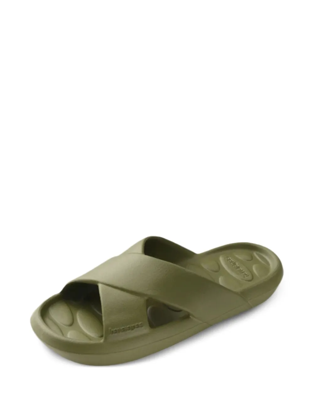 Havaianas cross-strap slides Green