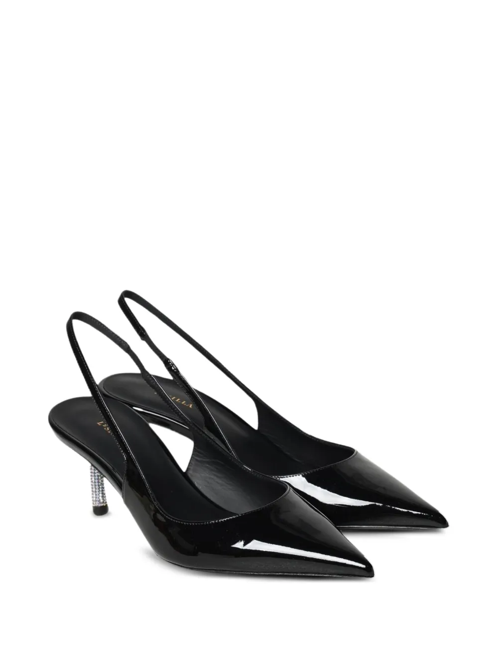 Le Silla Slingback pumps verfraaid met kristallen Zwart
