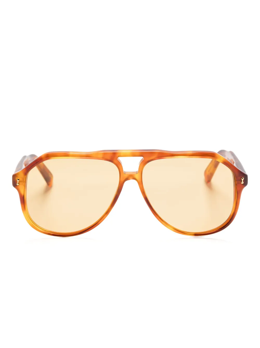 Chimi Doris zonnebril met schildpadschild-design Bruin