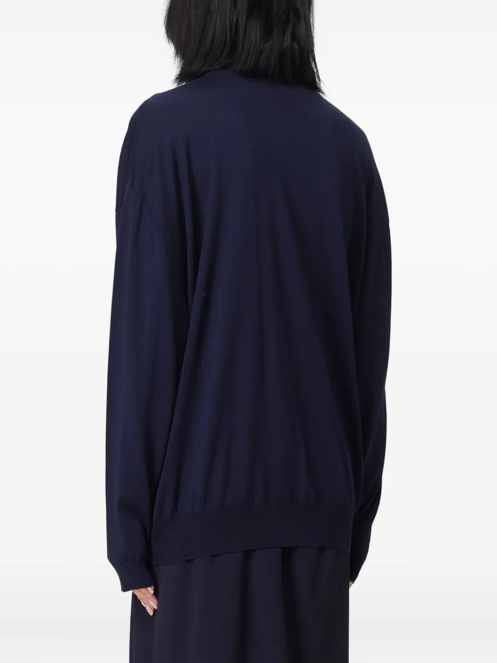 Moschino Turtleneck Sweater In Blue