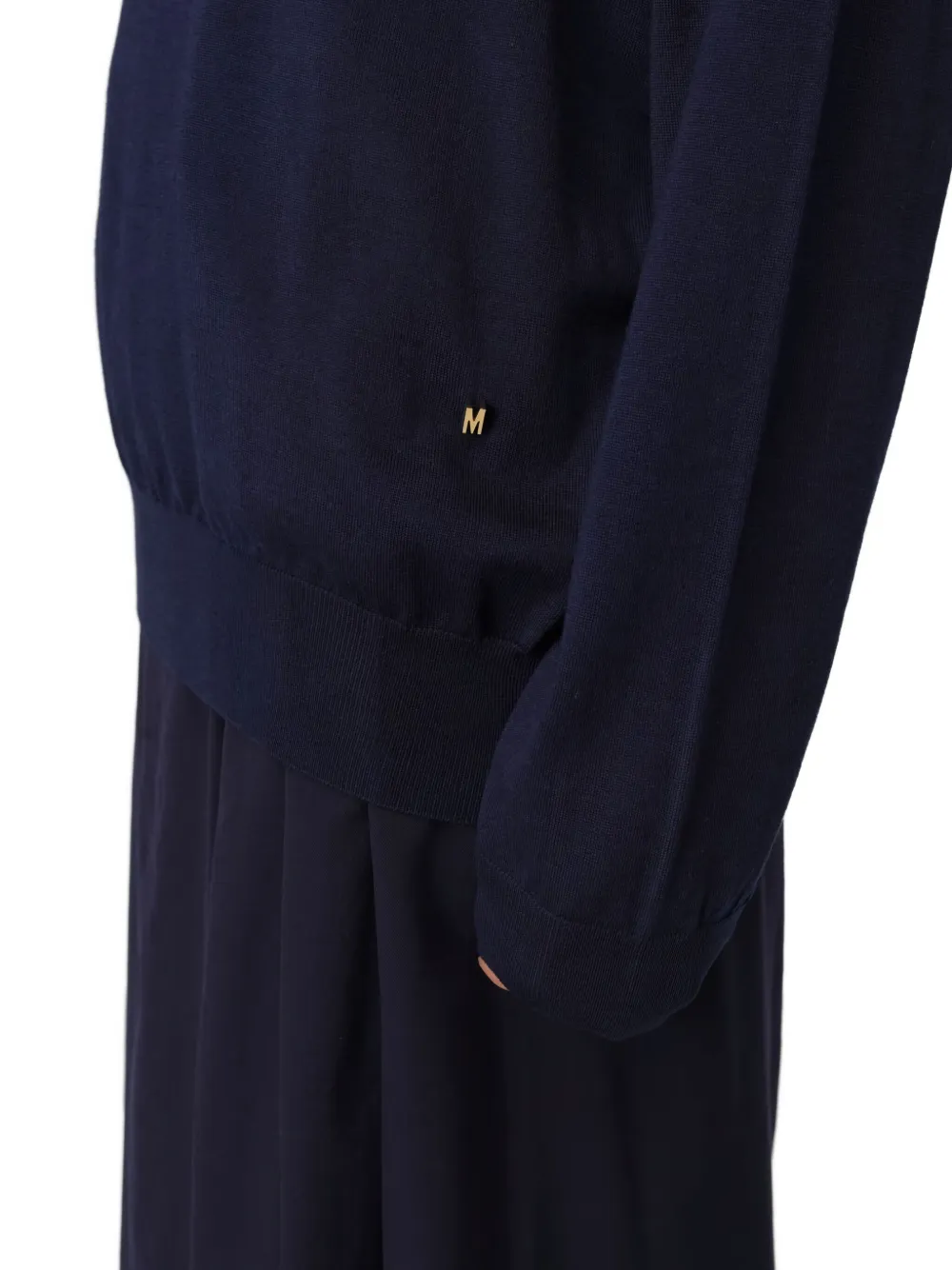 Moschino Turtleneck Sweater In Blue