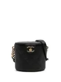 CHANEL Pre-Owned 2019 Mini Lambskin Elegant Chain Vanity Case crossbody bag - Black