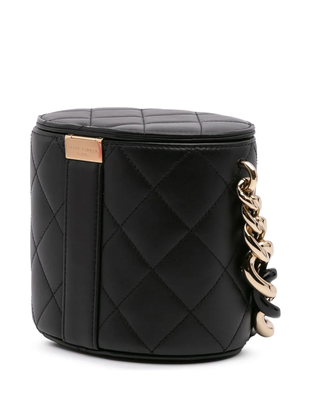 Pre-owned Chanel 2019 Mini Lambskin Elegant Chain Vanity Case Crossbody Bag