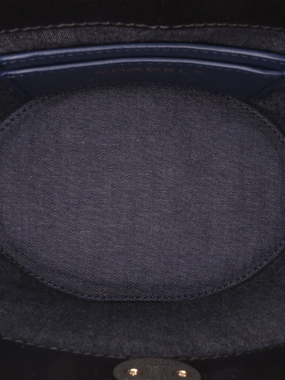 Pre-owned Chanel 2019 Mini Lambskin Elegant Chain Vanity Case Crossbody Bag