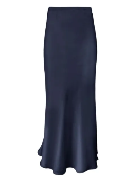 Gold Hawk bias-cut midi skirt