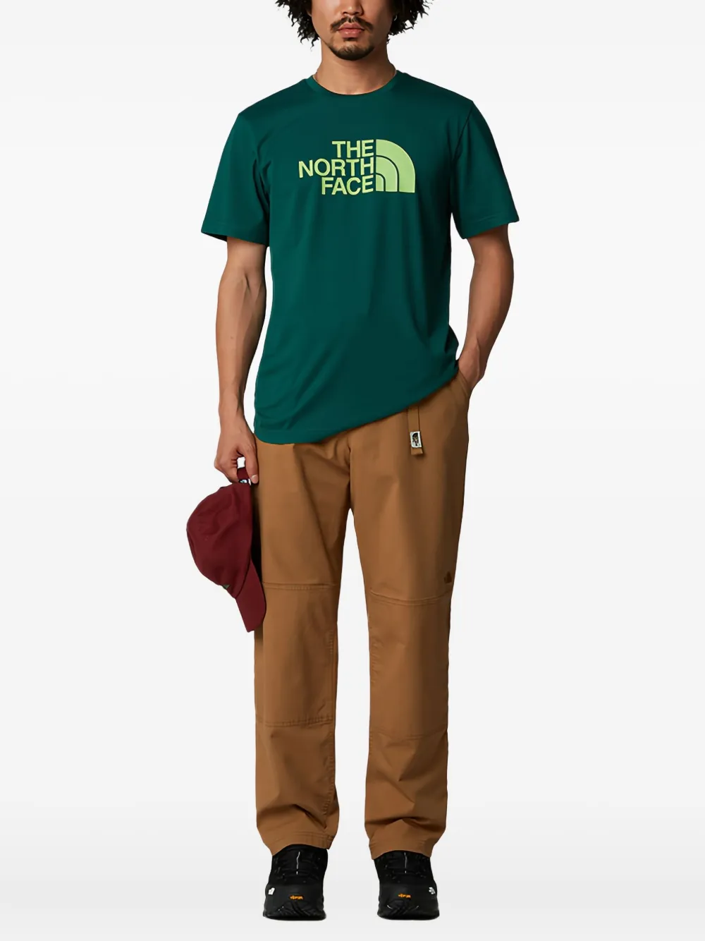 The North Face logo-print T-shirt | Green | Image 1