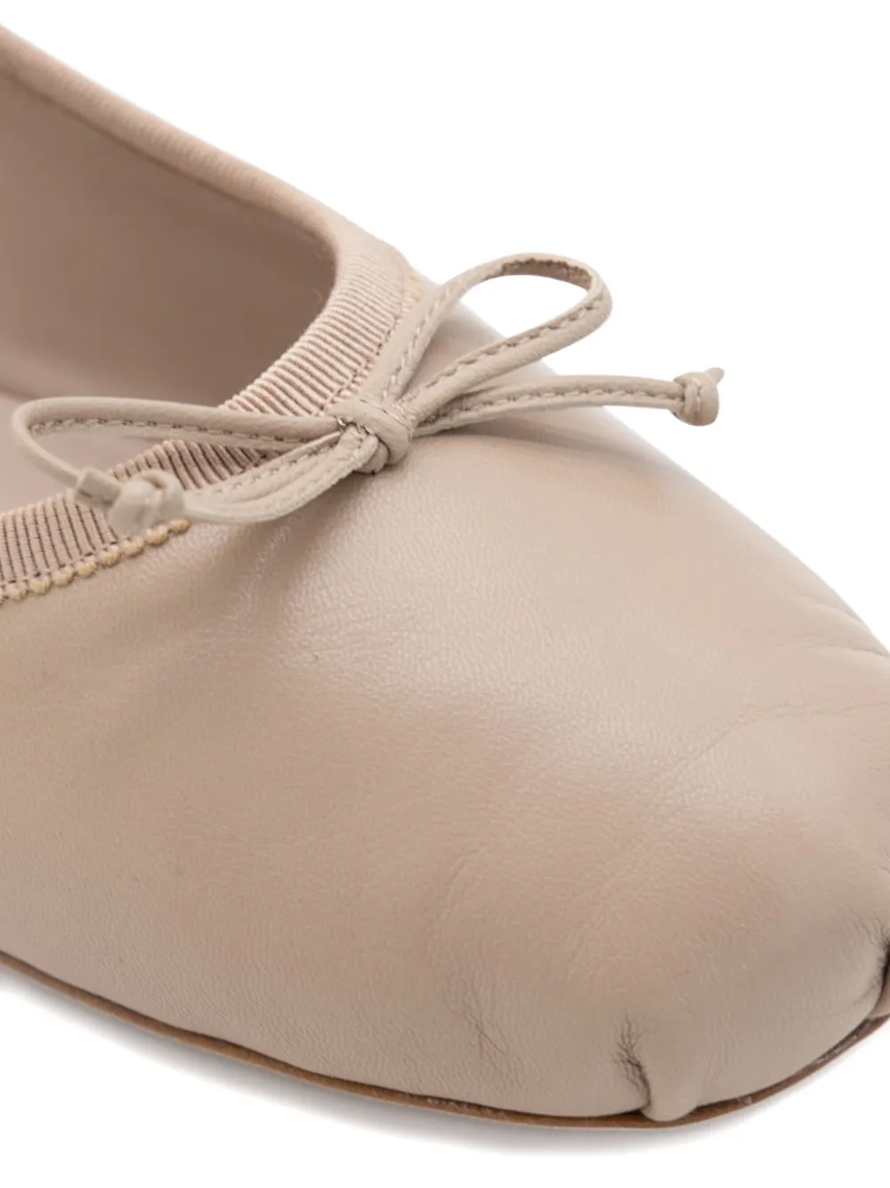 Miu Ballerina's met elastische band Beige