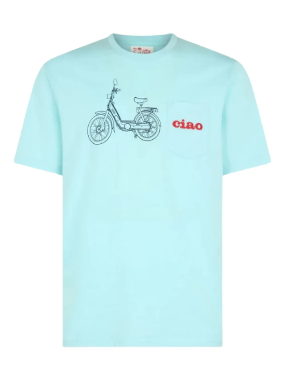 MC2 Saint Barth Ciao patch-pocket T-shirt Blauw